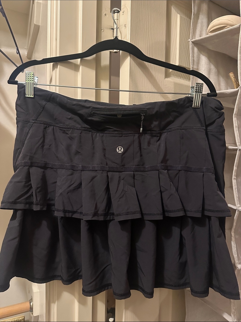 Black Lulu ruffle skirt size 12